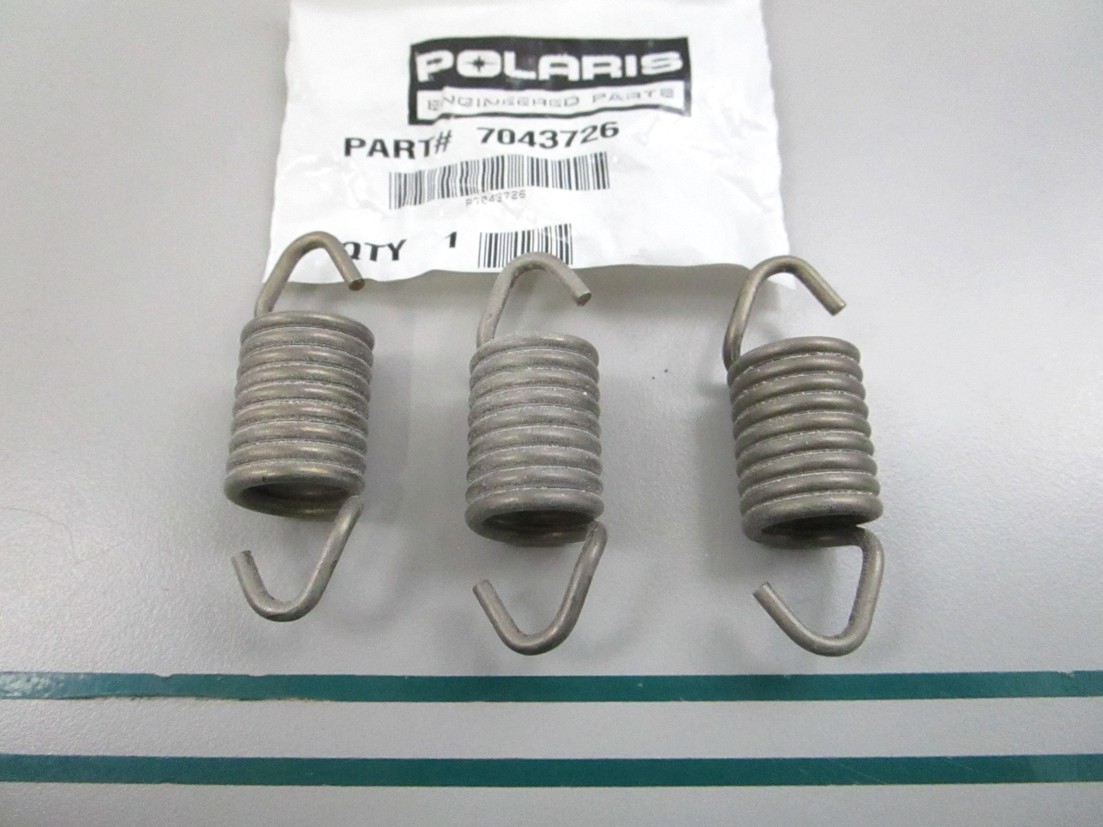 NEW OEM (LOT OF 3) 7043726 Polaris Exhaust Spring 0810