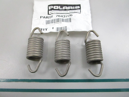 NEW OEM (LOT OF 3) 7043726 Polaris Exhaust Spring 0810