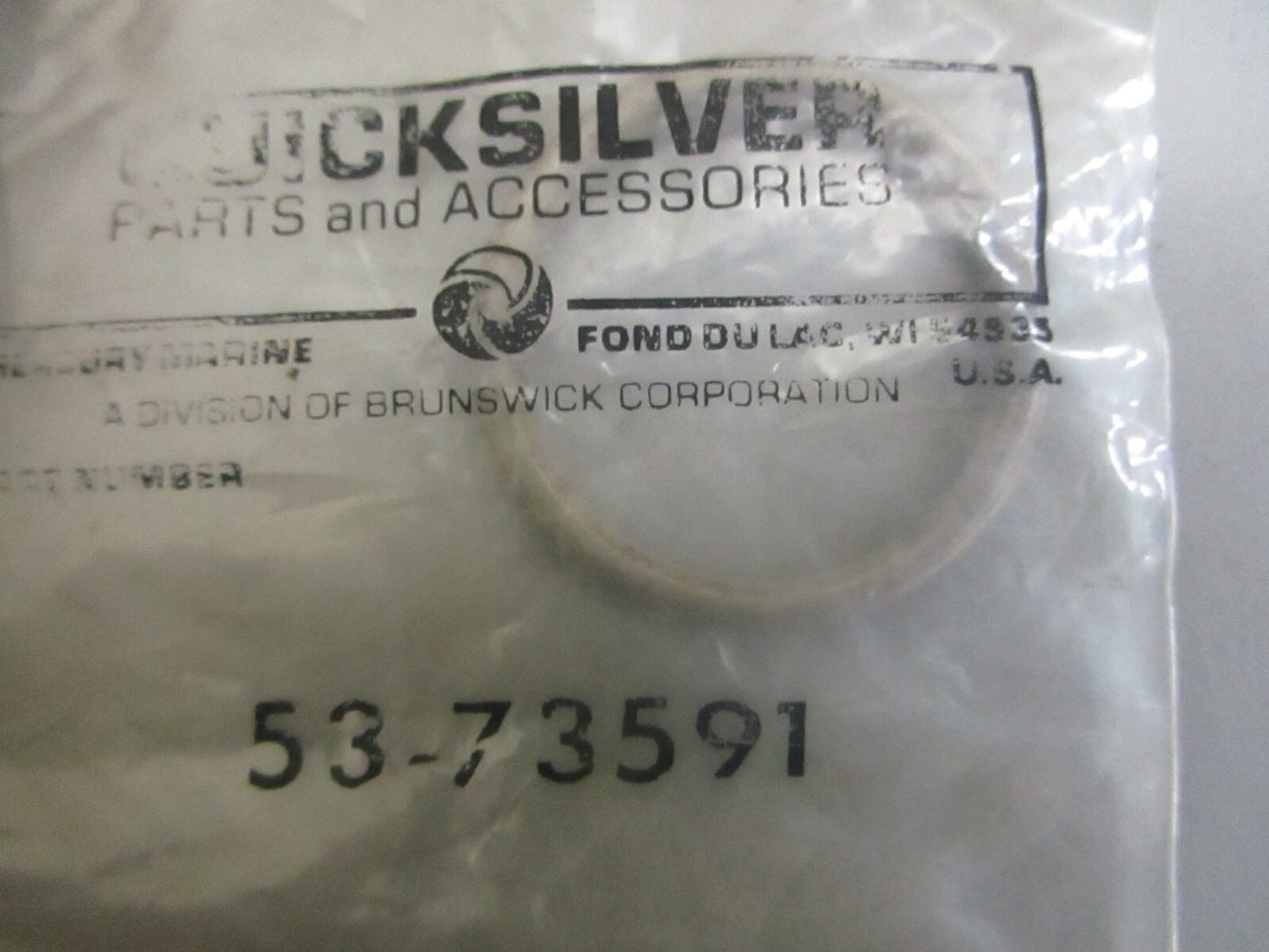 *NEW OEM* 0810 Mercury Quicksilver Retaining Ring 53-73591
