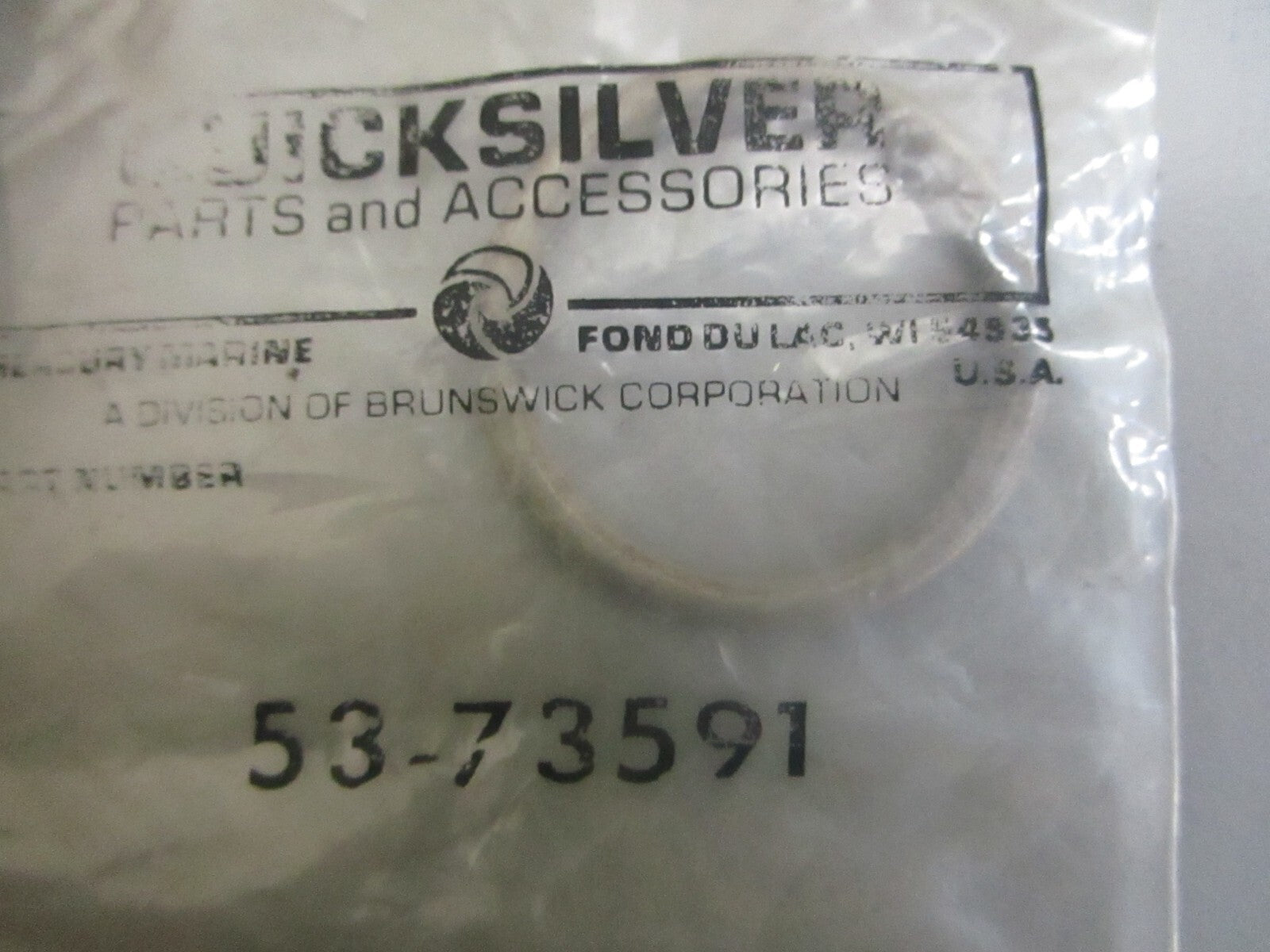 *NEW OEM* 0810 Mercury Quicksilver Retaining Ring 53-73591