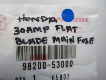 *NEW OEM* 0810 Honda 30AMP Flat Blade Main Fuse 98200-53000