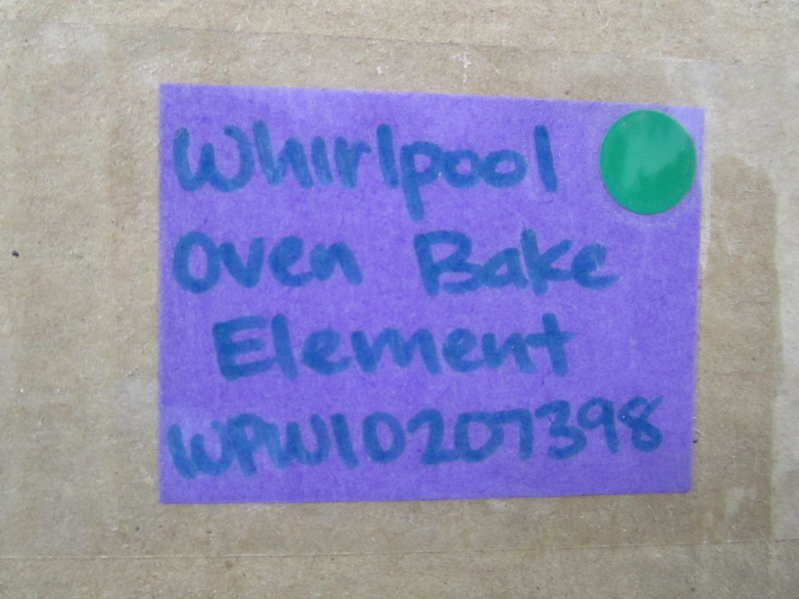 NEW OEM WPW10207398 Whirlpool Oven Bake Element 0810