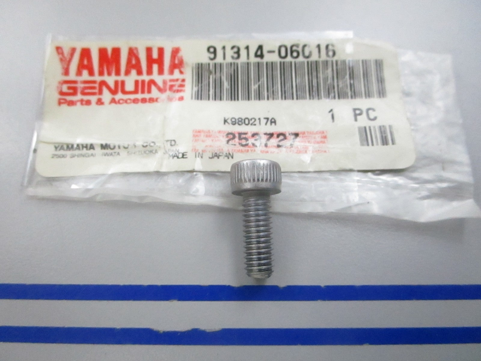 NEW OEM 91314-06016 Yamaha Socket Bolt 0810
