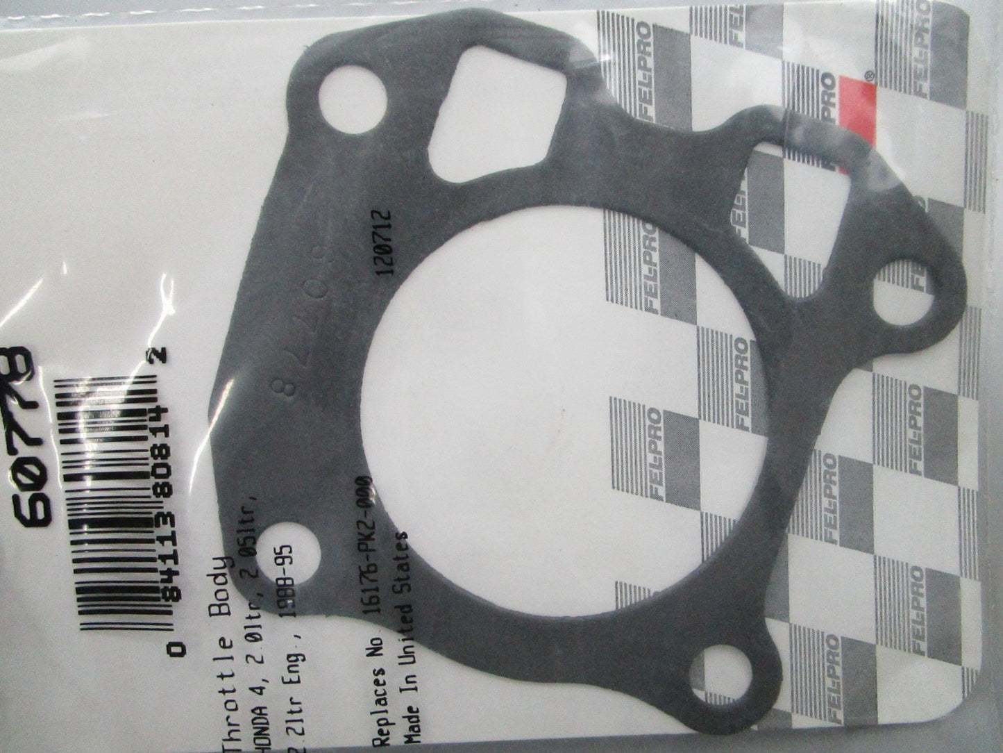 *NEW* 0810 Fel-Pro Throttle Body Gasket 60778
