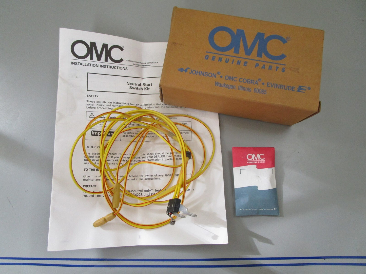 *NEW OEM* 0810 OMC Johnson Evinrude Piston & Wrist Pin Assembly 386260 0386260