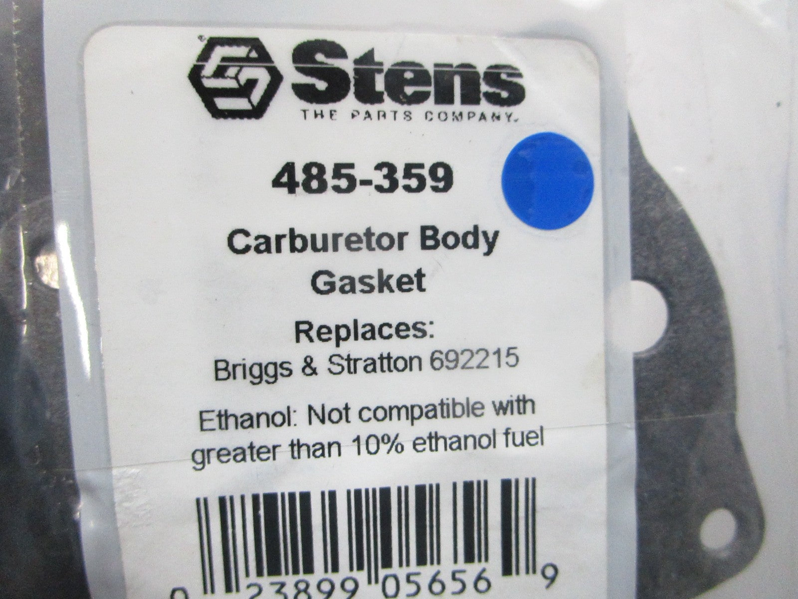 NEW 485-359 Replaces: Briggs & Stratton 692215 Stens Carburetor Gasket 0810