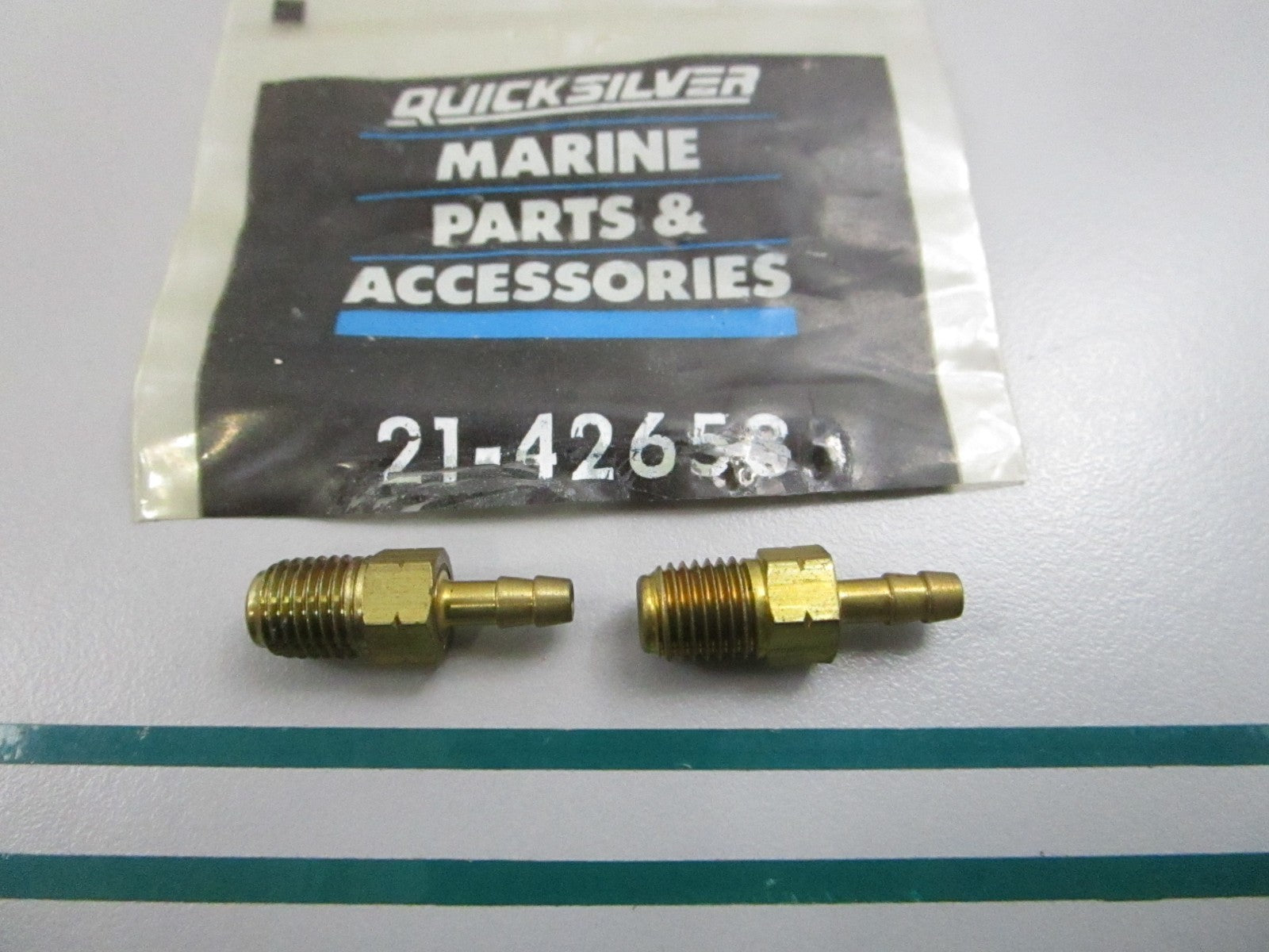 NEW OEM (LOT OF 2) 21-42658 Mercury Quicksilver Check Valve 0810