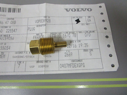 *NEW OEM* 0810 Volvo Penta Anode Plug 838928