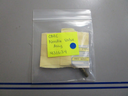 *NEW OEM* 0810 OMC Johnson Evinrude Needle Valve Assembly 431634 0431634