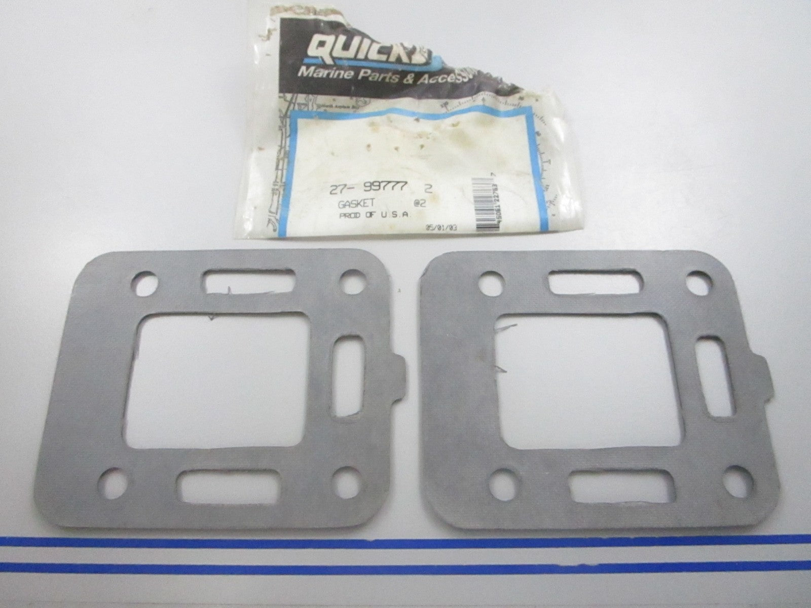 NEW OEM (LOT OF 2) 27-997772 Mercury Quicksilver Gasket 0810