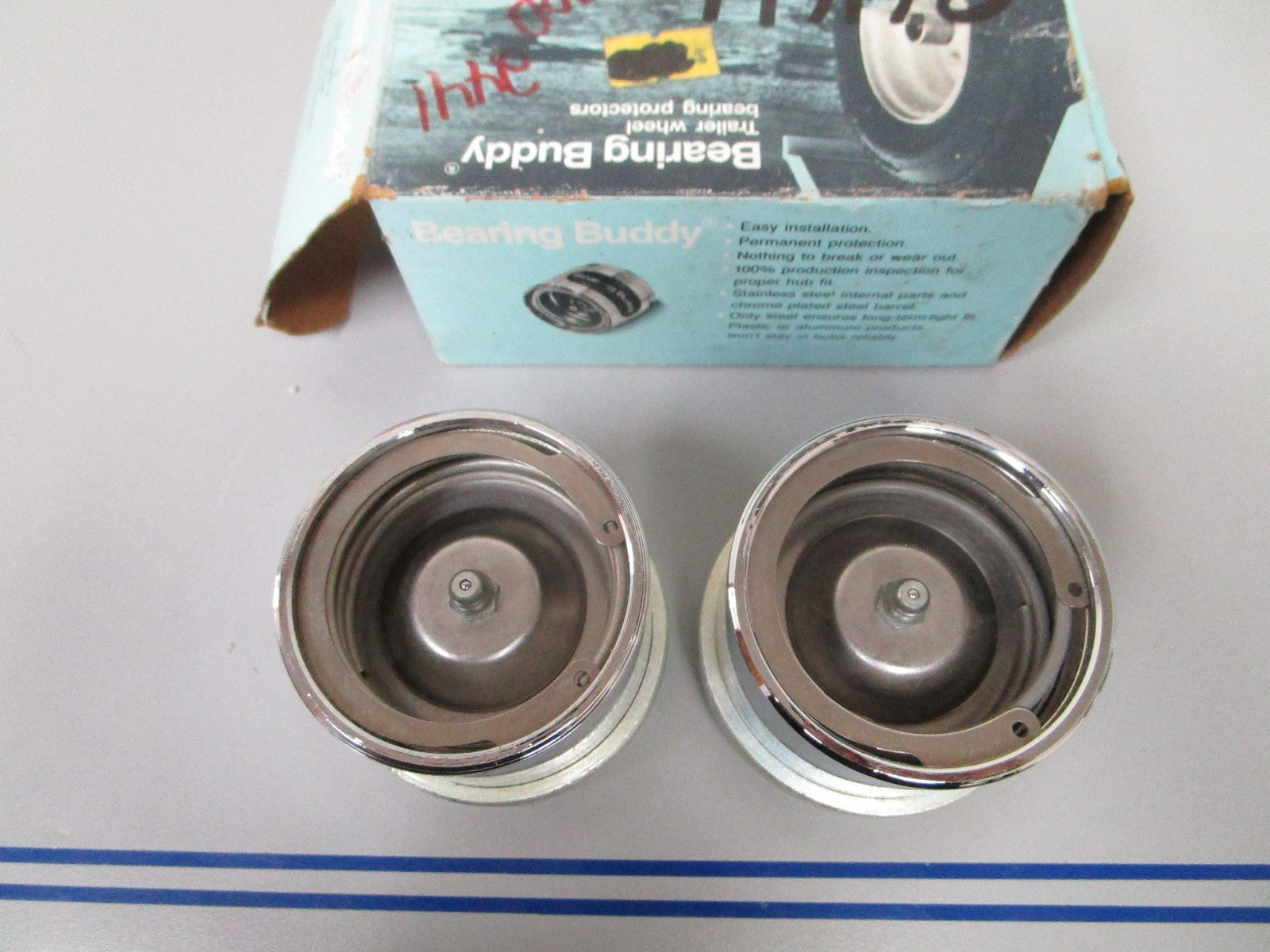 NEW OEM Model 2441 Bearing Buddy Trailer Wheel Bearing Protector Set 0720