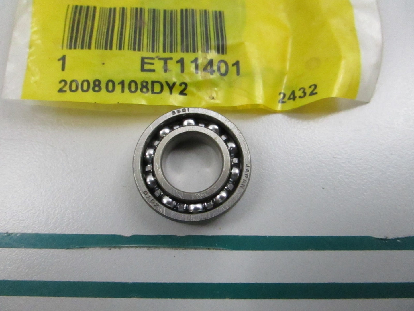 NEW OEM ET11401 John Deere Ball Bearing 0810