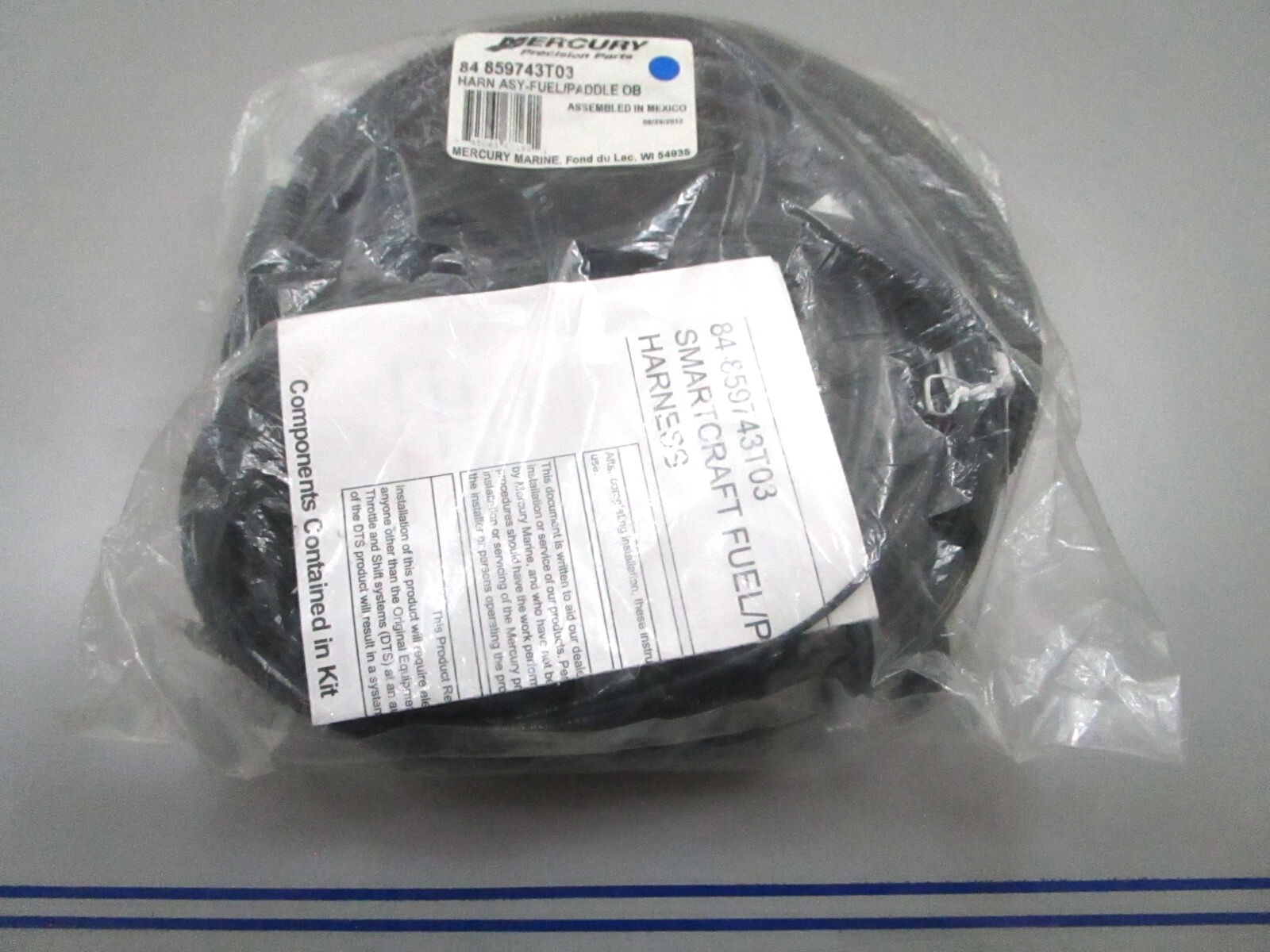 *NEW OEM* 0810 Mercury Quicksilver Fuel/Paddle OB Harness Assembly 84-859743T03