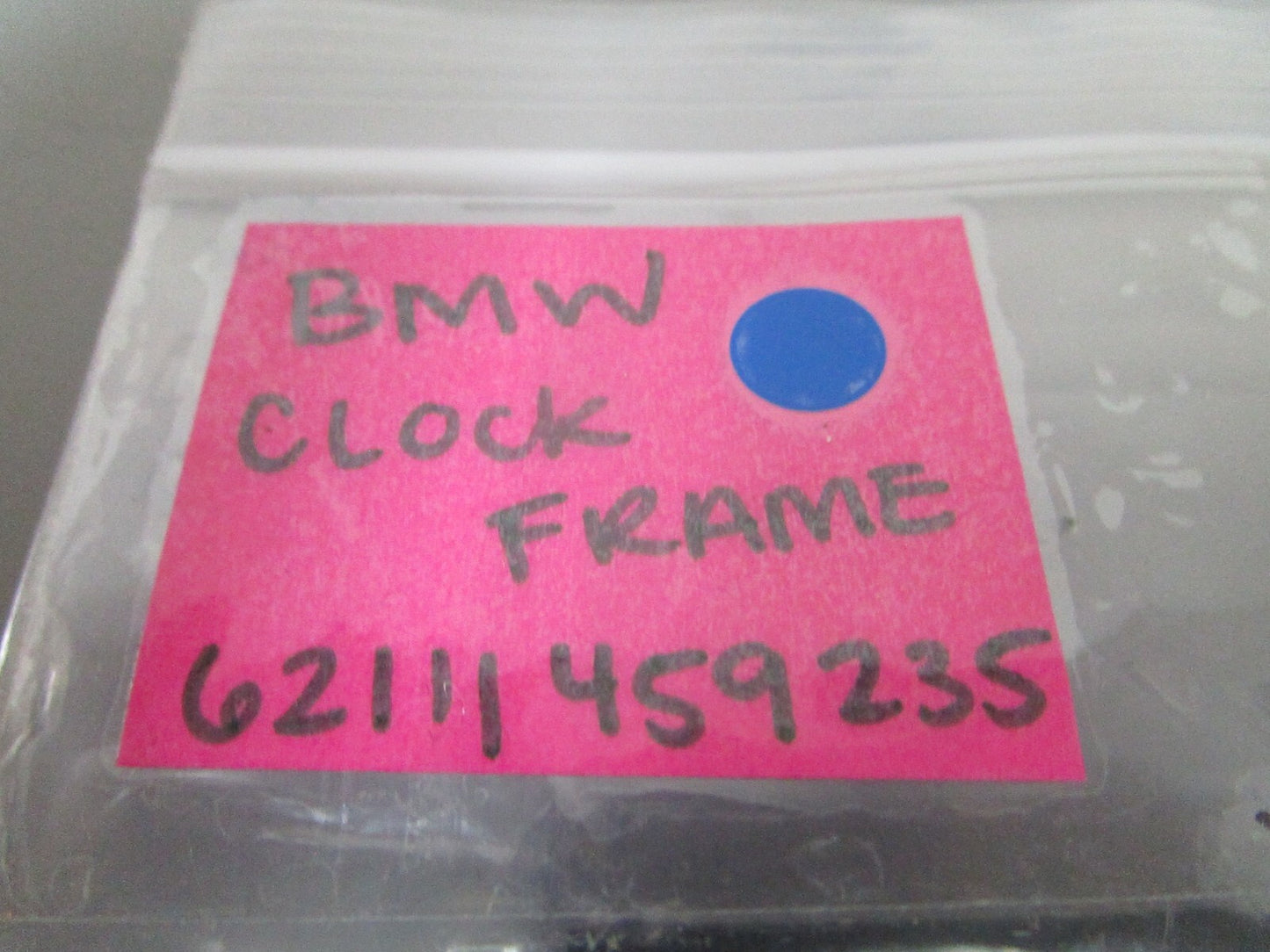 *NEW OEM* 0810 BMW Clock Frame 62111459235