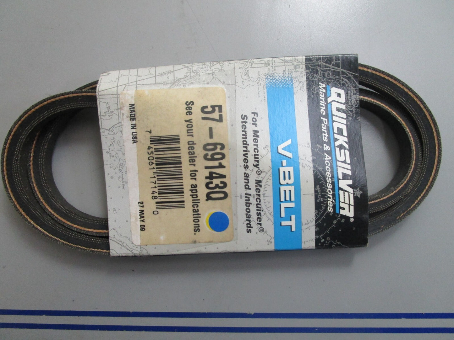 *NEW OEM* 0820 Mercury Quicksilver V-Belt 57-69143Q