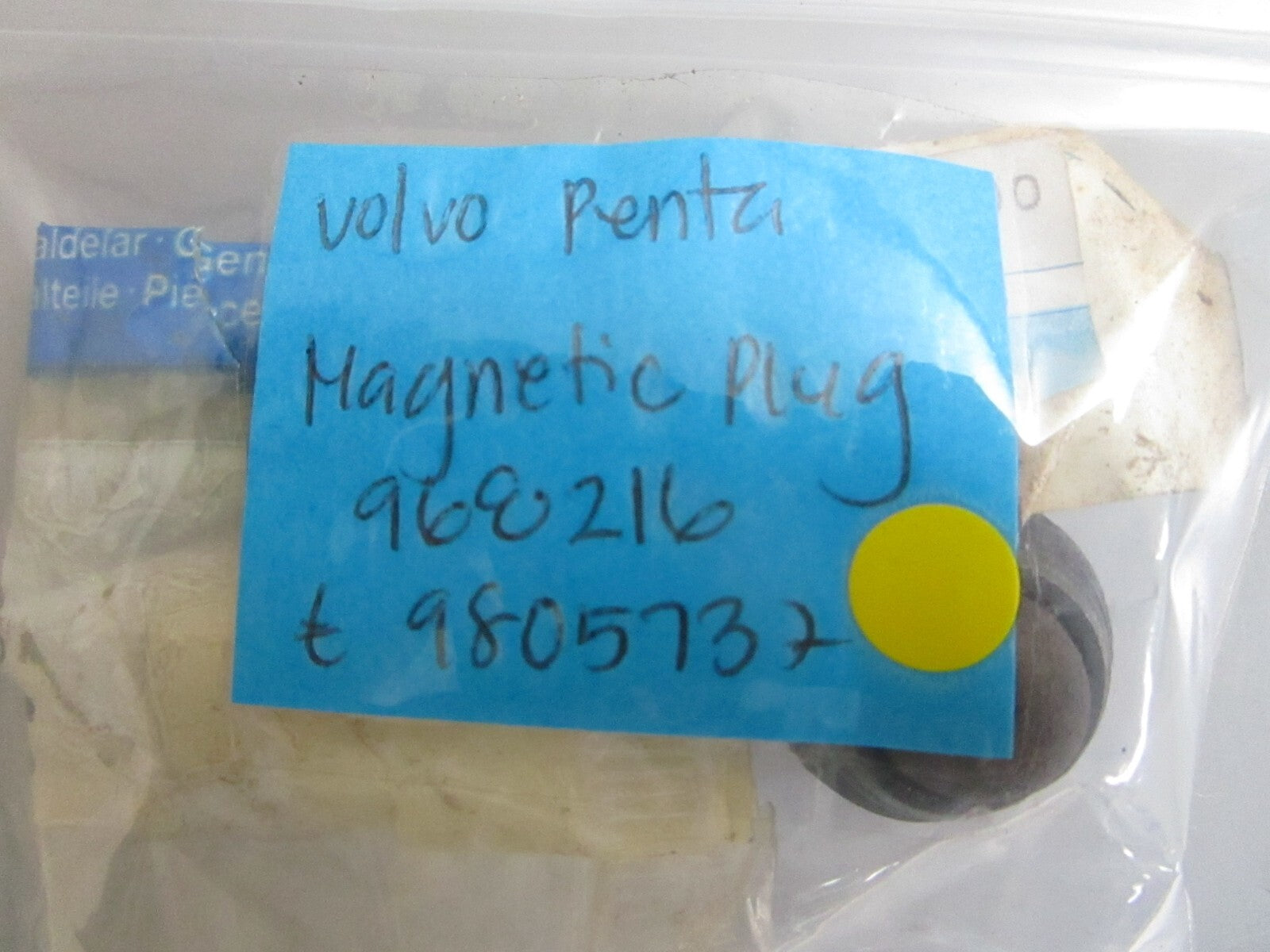 *NEW OEM* 0750 Volvo Penta MAGNETIC PLUG 968216 (980573)