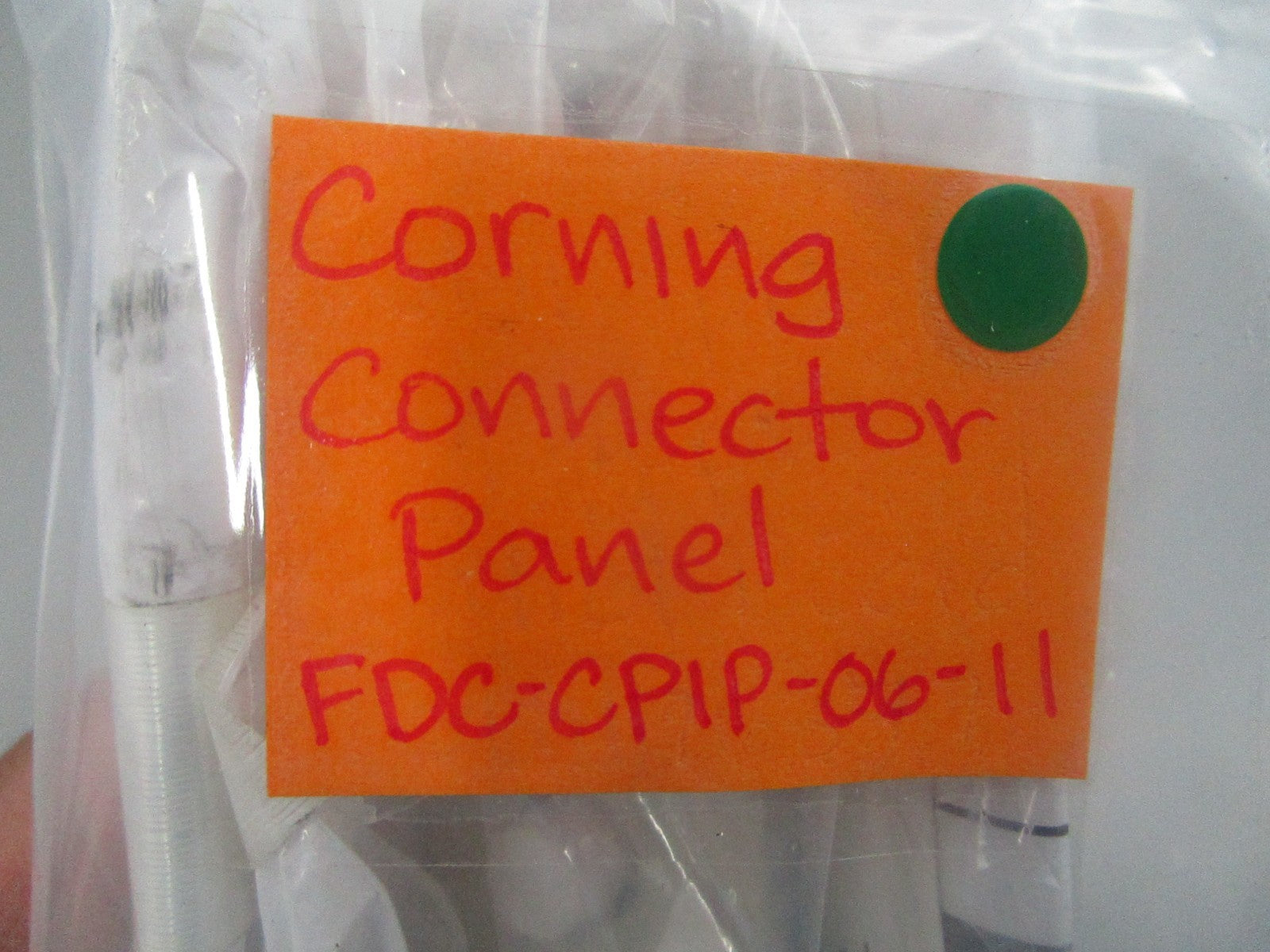 Corning NEW OEM FDC Connector Panel FC/UPC SM FDC-CP1P-06-11 0810