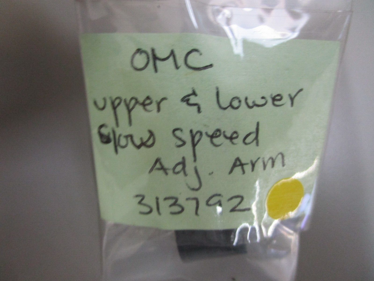 *NEW OEM* 0750 OMC Johnson Evinrude UPPER & LOWER SLOW SPEED ADJ. ARM 0313792