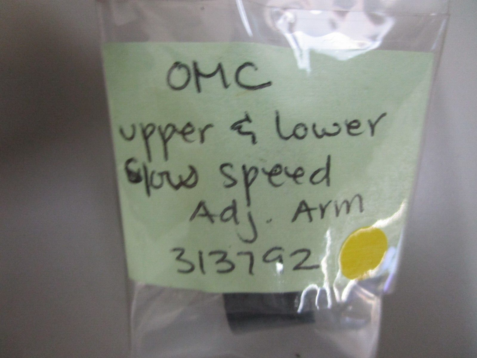 *NEW OEM* 0750 OMC Johnson Evinrude UPPER & LOWER SLOW SPEED ADJ. ARM 0313792