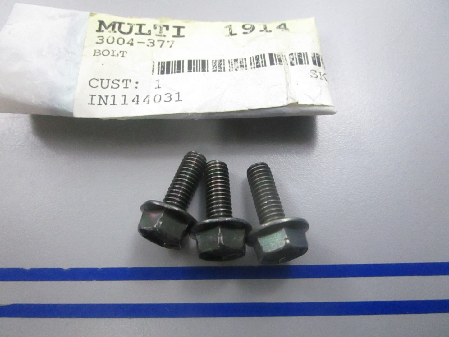 NEW OEM (LOT OF 3) 3004-377 Arctic Cat Bolt 0810