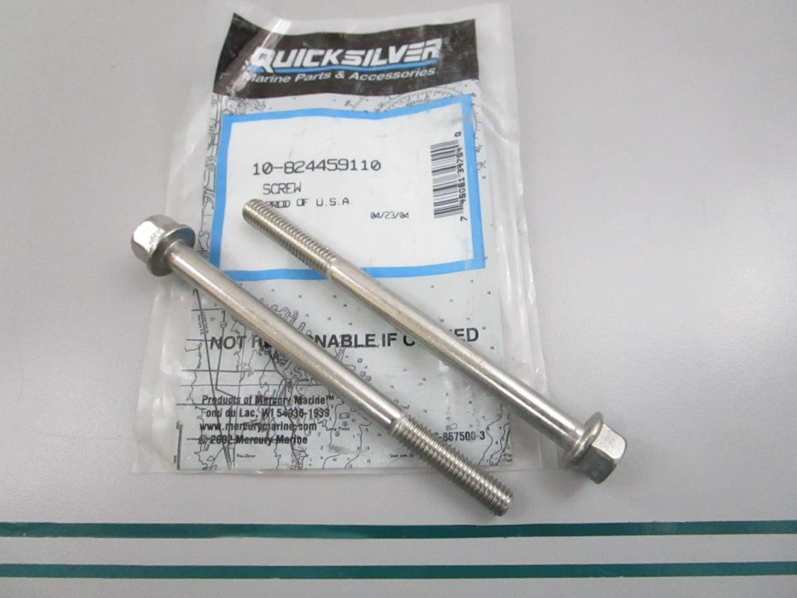 Mercury Quicksilver NEW OEM Screw 10-824459110 NOS (LOT OF 2) 0810