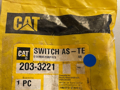 NEW OEM 203-3221 CAT Caterpillar Temperature Switch Assembly 0720