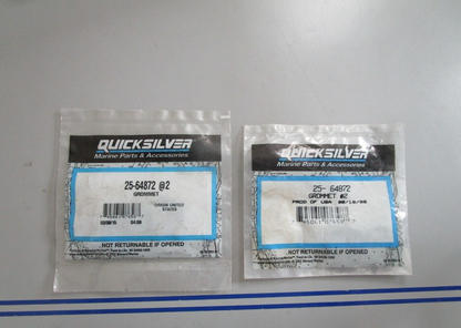 *NEW OEM* (LOT OF 2) 0810 Mercury Quicksilver Grommet 25-64872