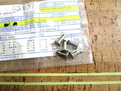 *NEW OEM* (LOT OF 5) 0750 OMC Johnson Evinrude PIN 302504 0302504