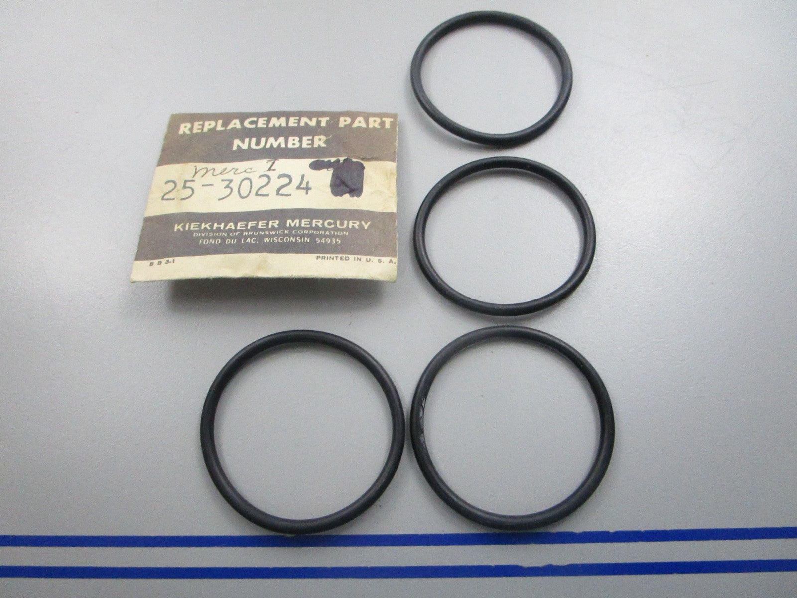 NEW OEM (LOT OF 4) 25-30224 Mercury Quicksilver O-Ring 0810