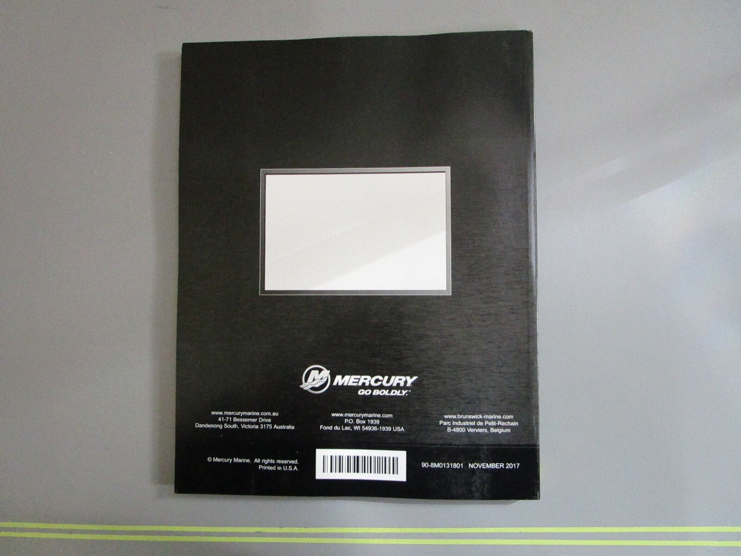 *NEW OEM* 0820 Mercury Quicksilver 2-Stroke Outboard Service Manual 90-8M0131801