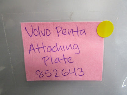 *NEW OEM* 0750 Volvo Penta ATTACHING PLATE 852643