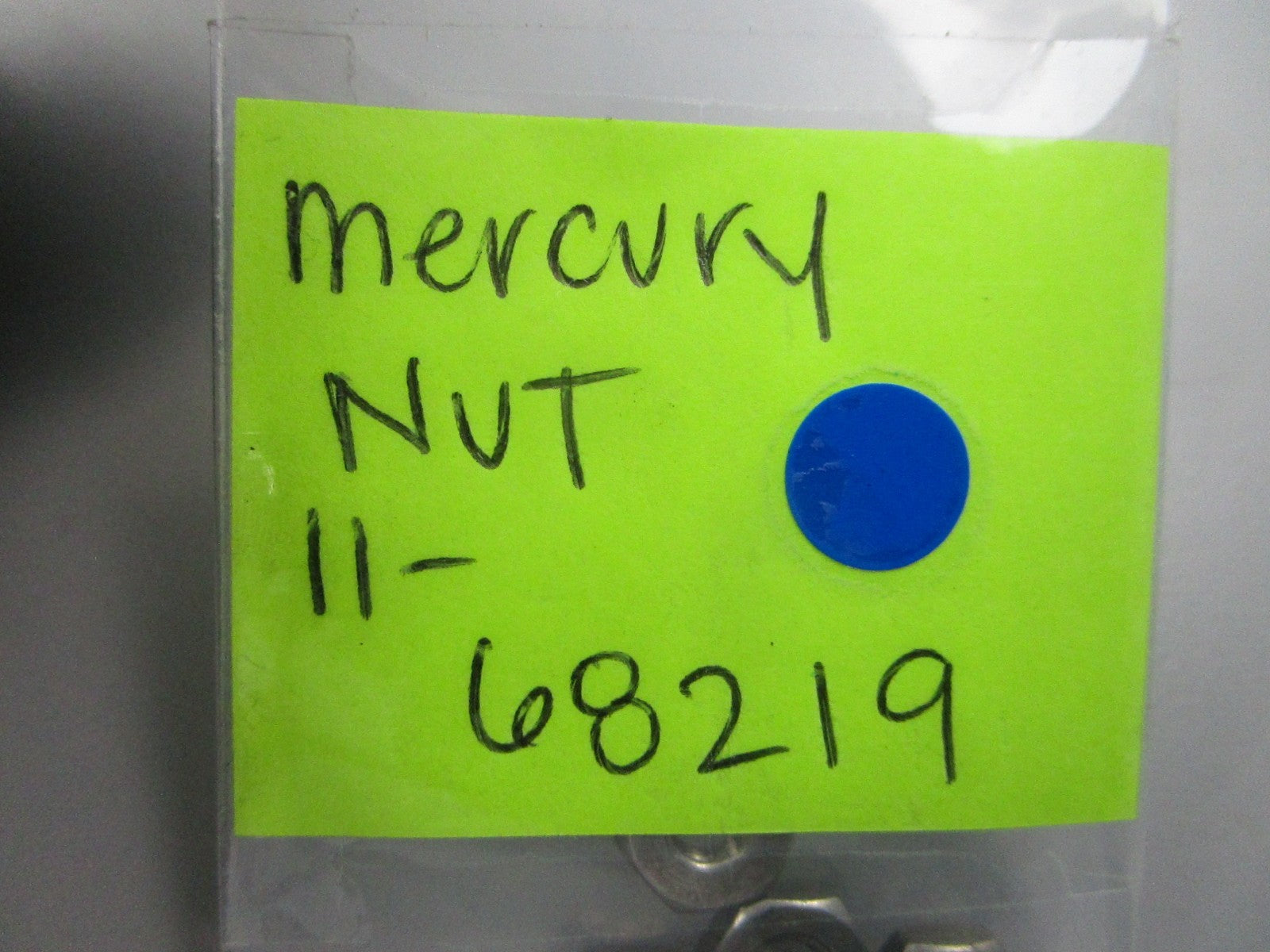 NEW OEM (LOT OF 4) 11-68219 Mercury Quicksilver Nut 0810