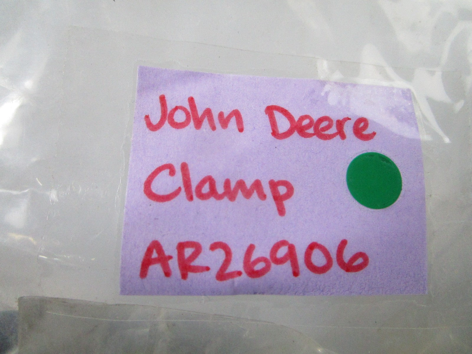 NEW OEM AR26906 John Deere Clamp 0810
