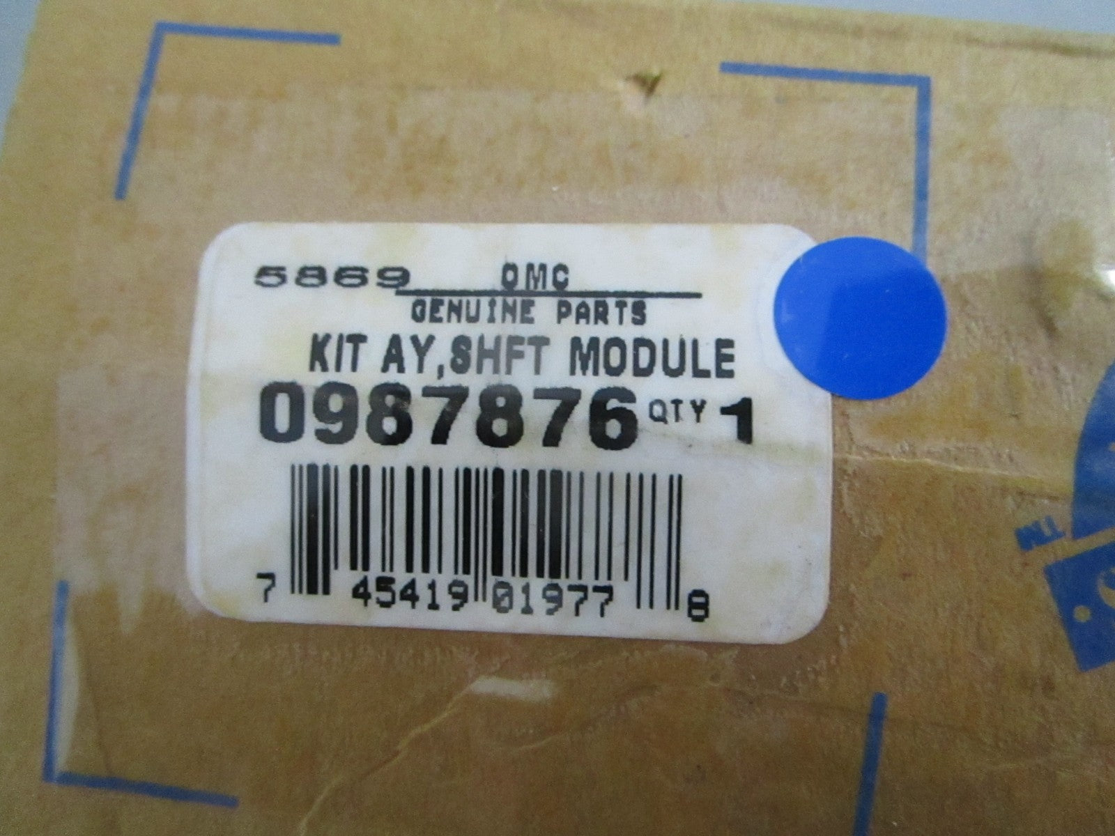 NEW OEM 987876 0987876 OMC Johnson Evinrude Shift Module Kit 0820