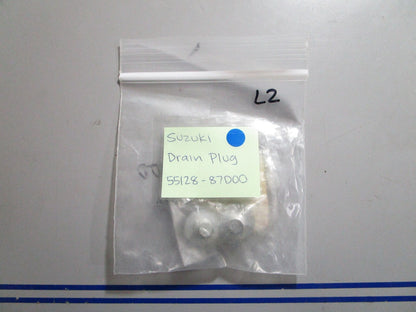 *NEW OEM* (LOT OF 2) 0810 Suzuki Drain Plug 55128-87D00