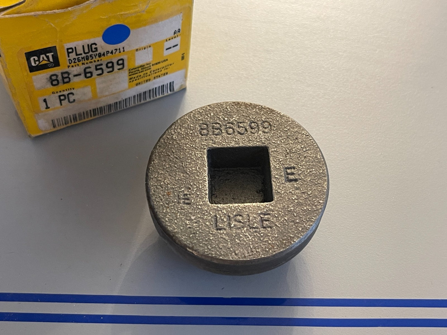 NEW OEM 8B-6599 CAT Caterpillar Magnetic Drain Plug 0720