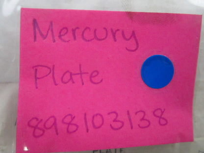 *NEW OEM* 0810 Mercury Quicksilver Plate 898103138