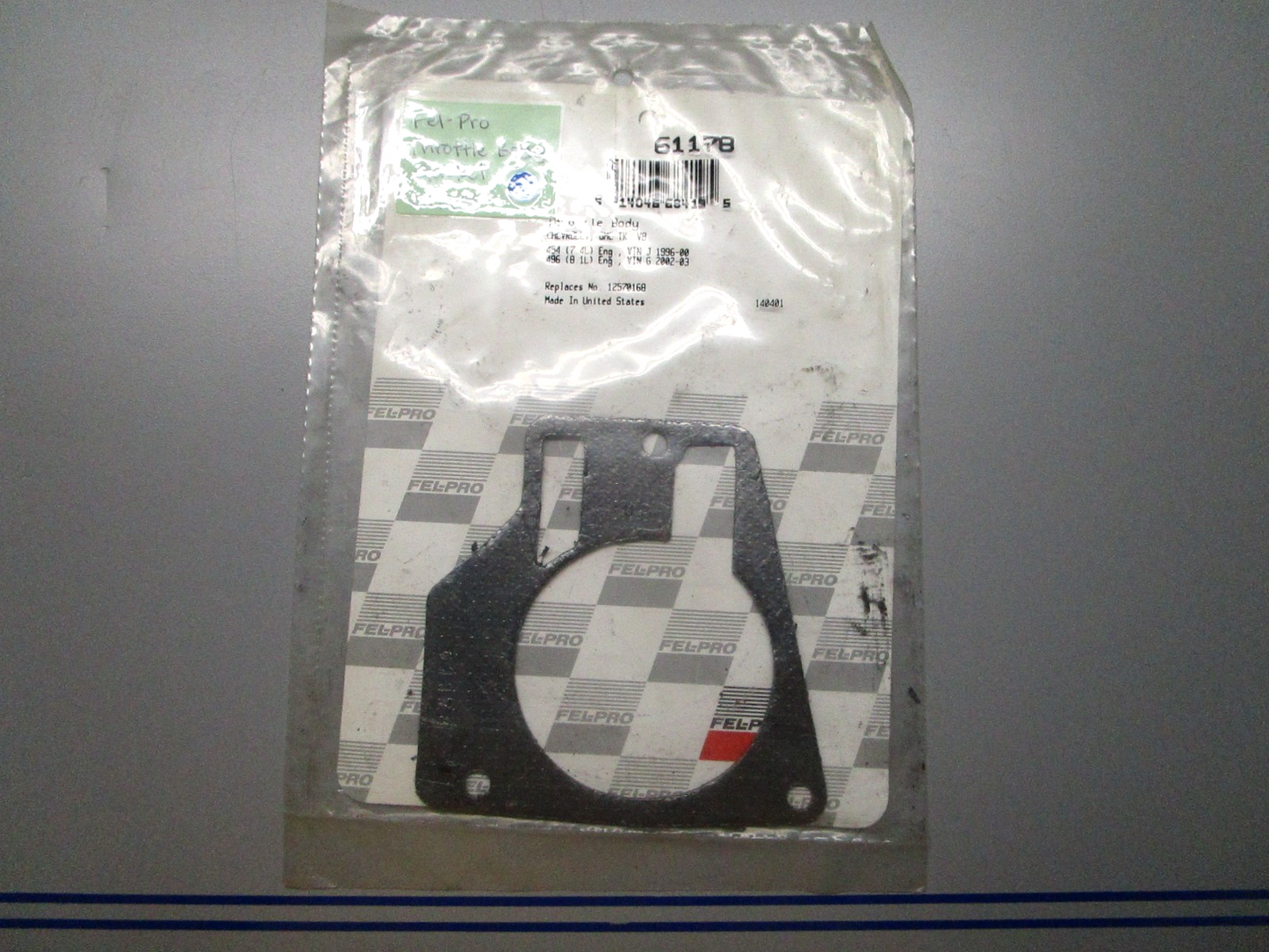 *NEW* 0810 Fel-Pro Throttle Body Gasket 61178