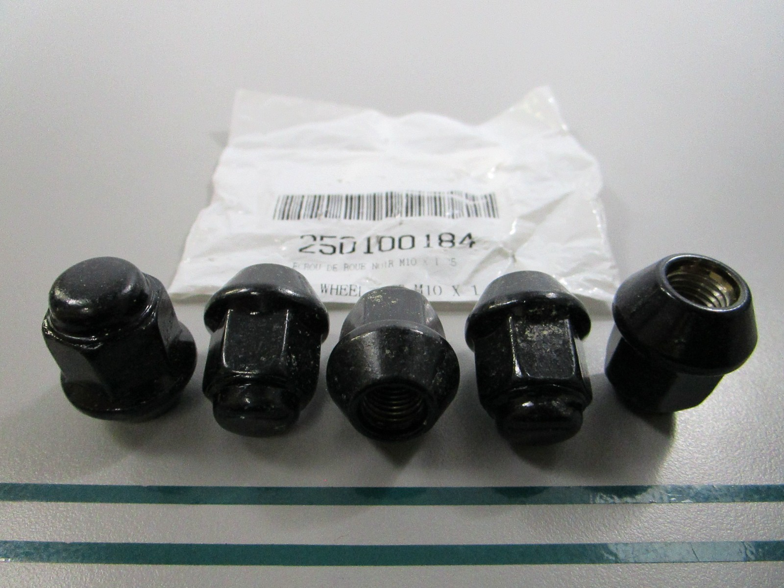 NEW OEM (LOT OF 5) 250100184 Can-Am Black Wheel Nut 0810