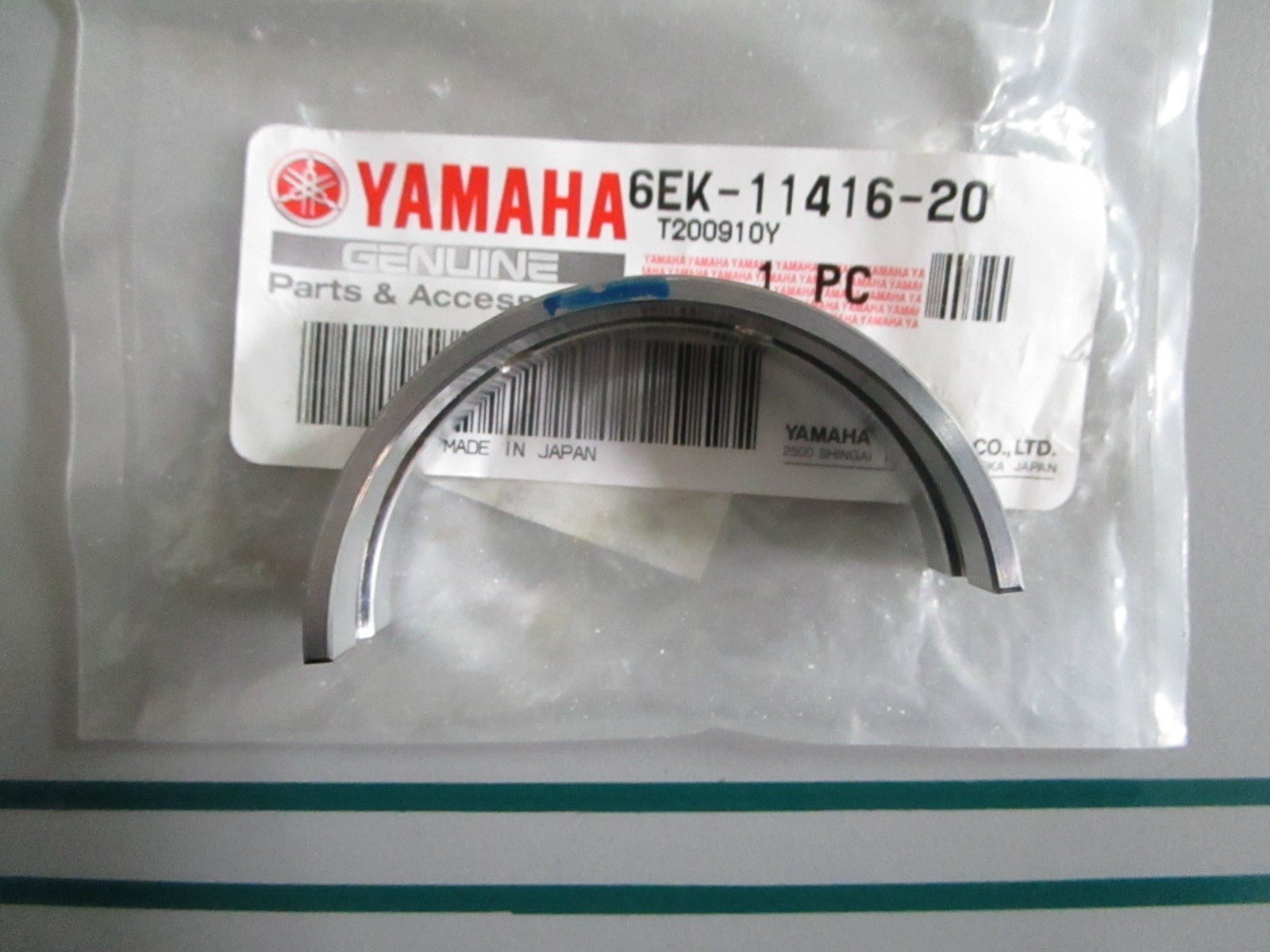 NEW OEM 6EK-11416-20-00 Yamaha Crankshaft Plane Bearing 0820
