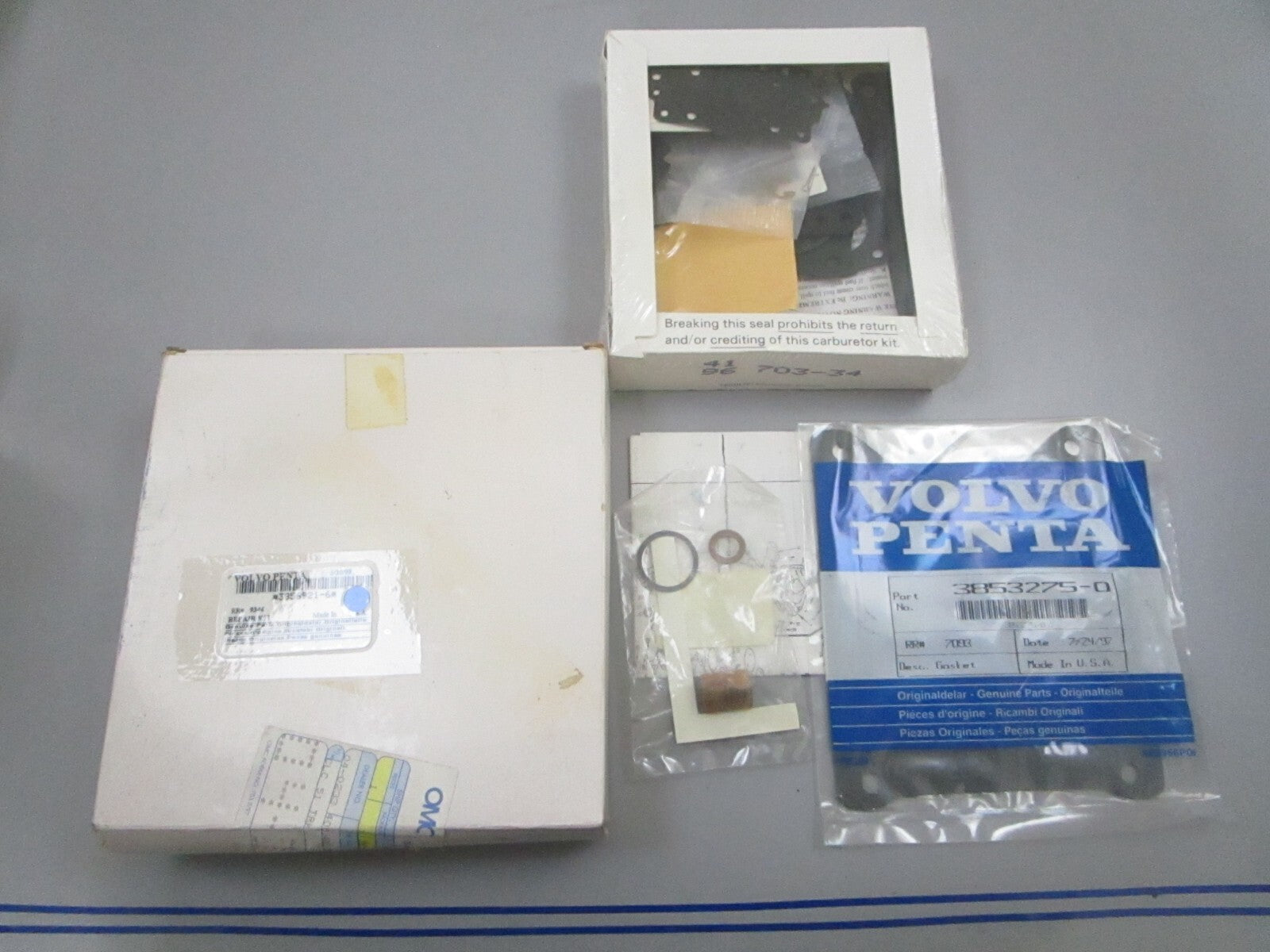 *NEW OEM* 0810 Volvo Penta Repair Kit 3856921-6 3856921