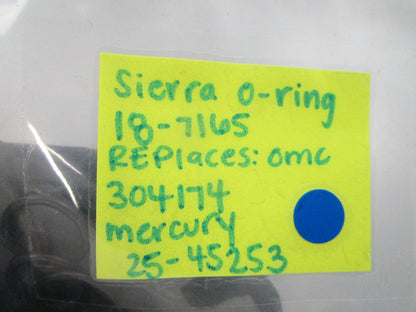 NEW (LOT OF 4) 18-7165 Replaces: OMC 304174 Mercury 25-45253 Sierra O-Ring 0810