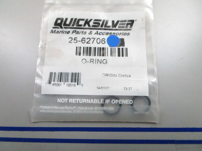 *NEW OEM* (LOT OF 2) 0810 Mercury Quicksilver O-Ring 25-62706