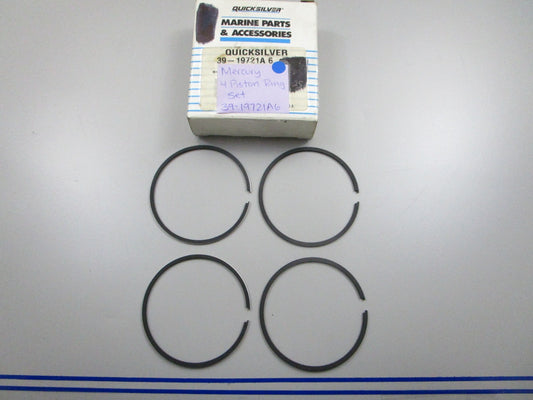 *NEW OEM* 0810 Mercury Quicksilver 4 Piston Ring Set 39-19721A6