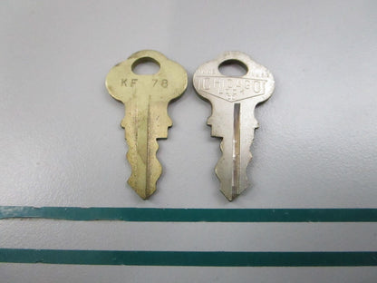 NEW OEM (LOT OF 2) 501593 0501593 OMC Johnson Evinrude KF78 Ignition Key 0810