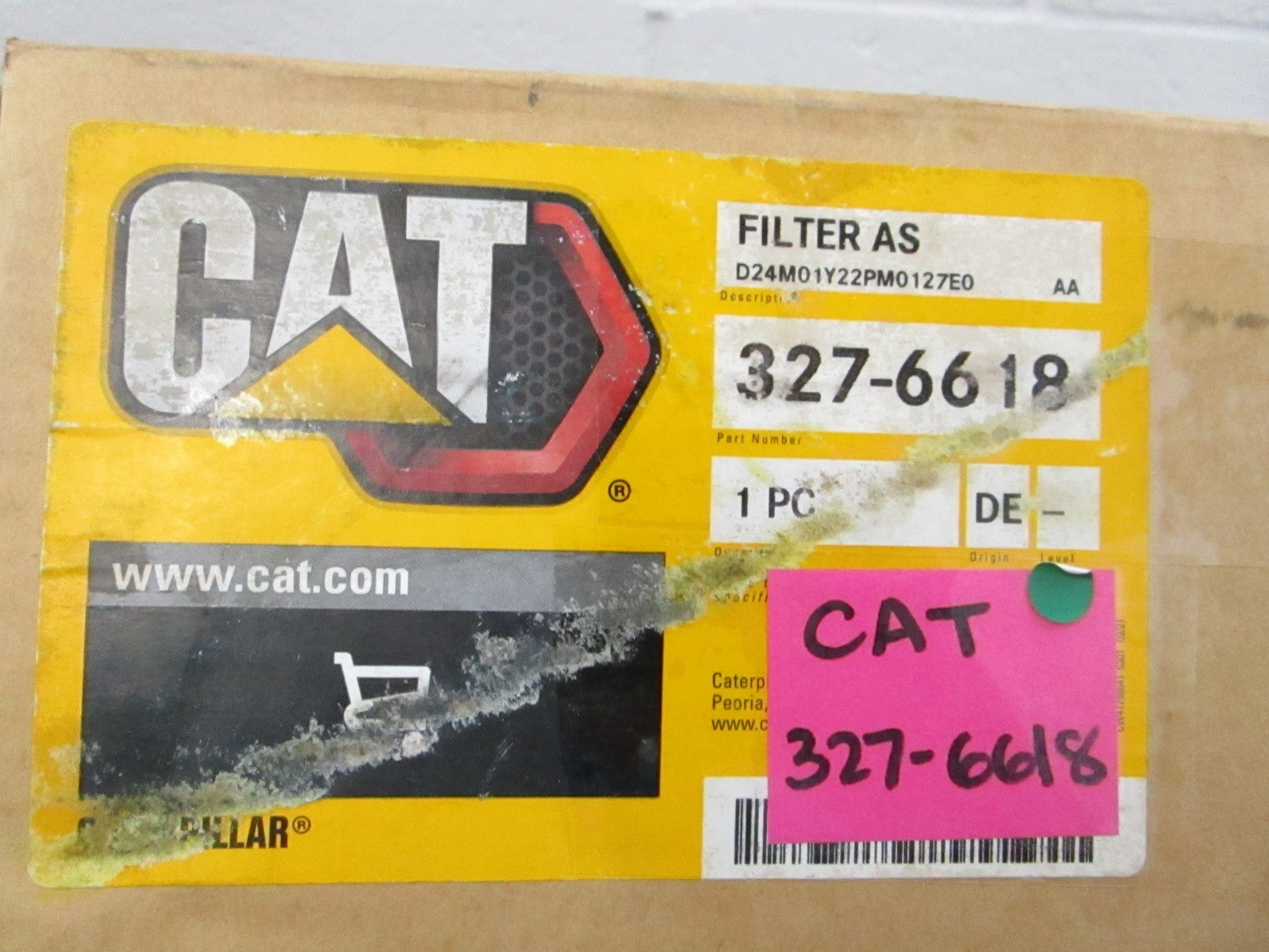 CAT NEW OEM Cabin Air Filter 327-6618 Std Eff 312D 320D 323D 329D 349E NOS 0810