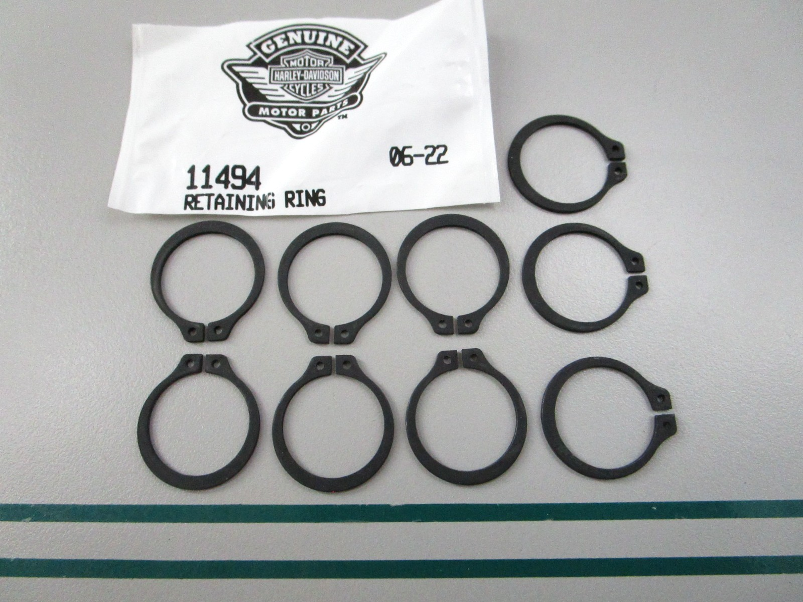NEW OEM (LOT OF 9) 11494 Harley Davidson Retaining Ring 0810