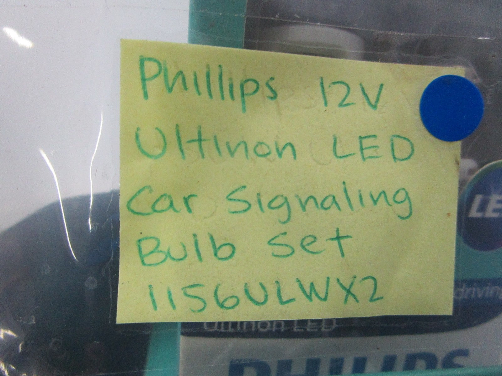 *NEW OEM* 0810 Phillips 13V Ultinion LED Car Signaling Bulb Set 1156ULWX2