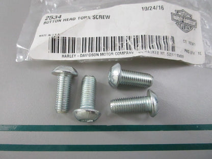 NEW OEM (LOT OF 4) 2534 Harley Davidson Screw 0810