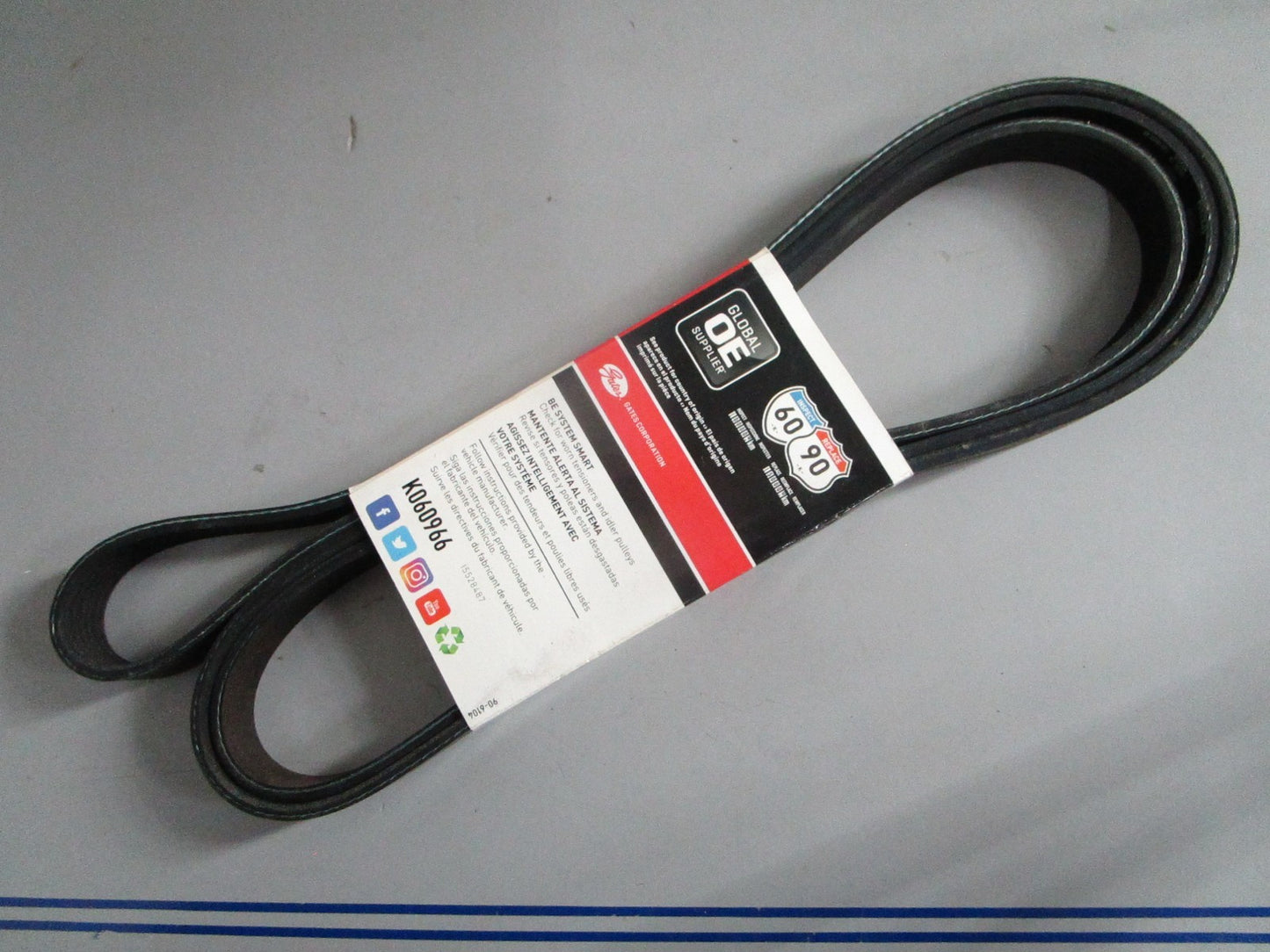 NEW K060888 Gates Century Series Micro-V Serpentine Belt 0820